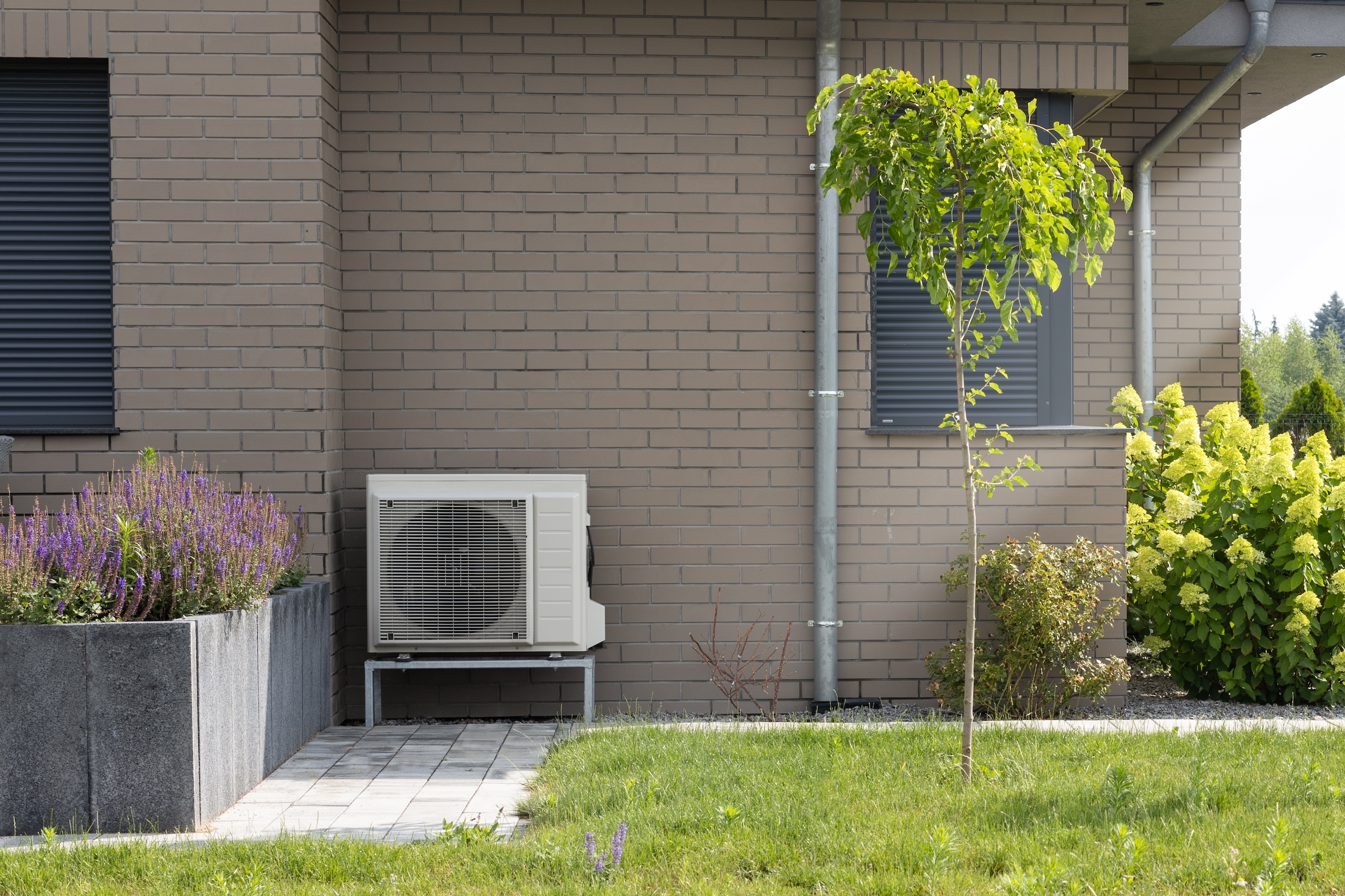 Ductless Mini-Split Heat Pump In Green Yard